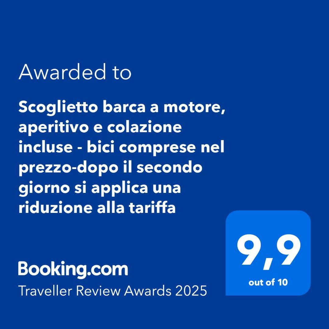 Scoglietto Fiumicino, Aperitivo E Colazione Incluse - Bici Comprese Nel Prezzo- Barca A Motore Botel *